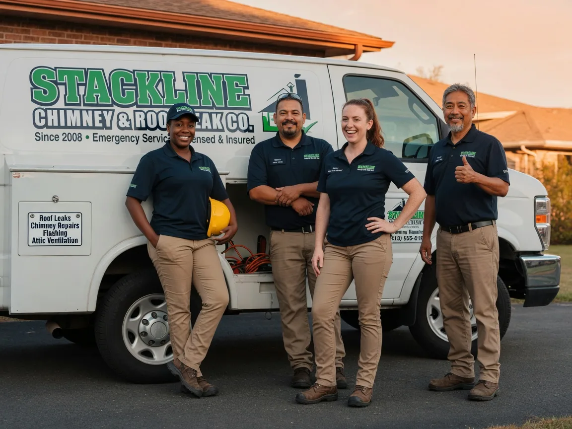 Chimney flashing repair company in Florence, TX